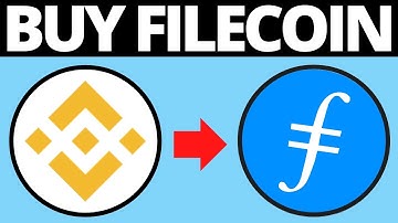 How To Buy Filecoin On Binance (Fil Crypto Token)