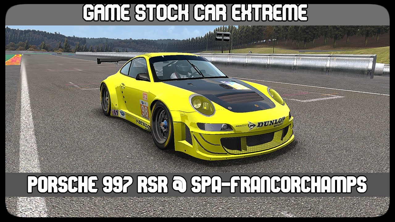 Game Stock Car Extreme Mod - Porsche 997 RSR @ Spa-Francorchamps