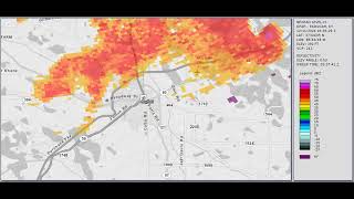 Doppler radar Mayfield Kentucky tornado   All lower scans 40 dBZ filter   December 10 2021