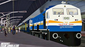 Anand Vihar Terminal - Rewa Superfast Express || TKD WDP4D || MSTS Open Rails Journey Part 1