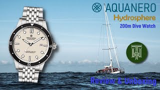 Aquanero Hydrosphere 200m Dive Watch - Review & Unboxing (HS3 / Ronda 515 SP)