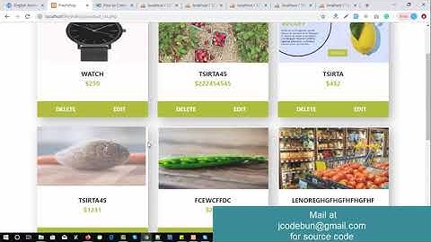 Online Shop Project in PHP with source code and project report