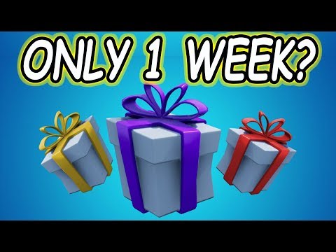 GIFTING ONLY LASTS FOR 1 WEEK?!? (Fortnite News)
