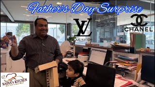 Happy Fathers Day | Father’s Day Vlog | Fathers Day Surprise Gift Chanel, Burberry, Louis Vuitton | screenshot 4
