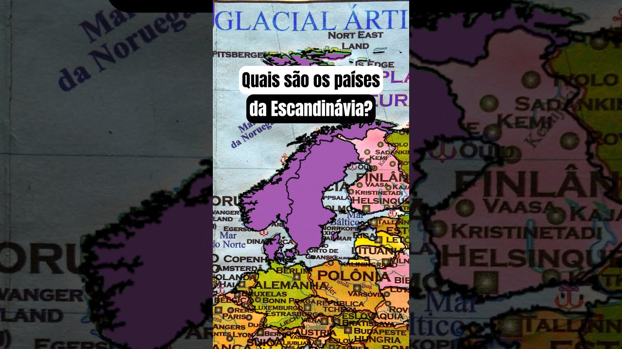 Quais são os países da Escandinávia? #geografia #historia #escandinavia 