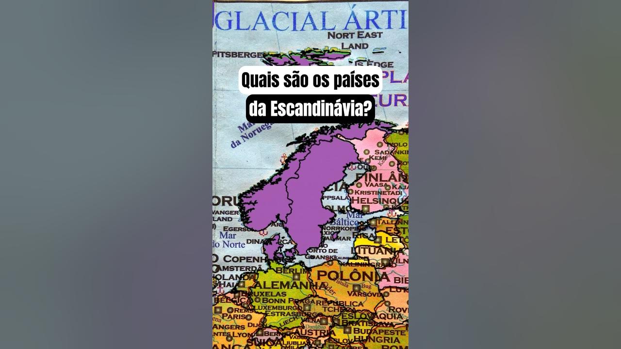 Quais são os países da Escandinávia? #geografia #historia #escandinavia 