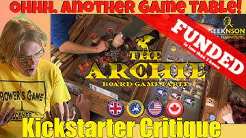 The Archie - Modular and Expandable Game Table by Geeknson - Kickstarter Critique Review