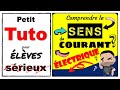 Tuto  comprendre le sens du courant lectrique