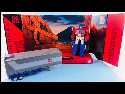 Transformers Studio Series 86 Commander Class OPTIMUS PRIME Video Review