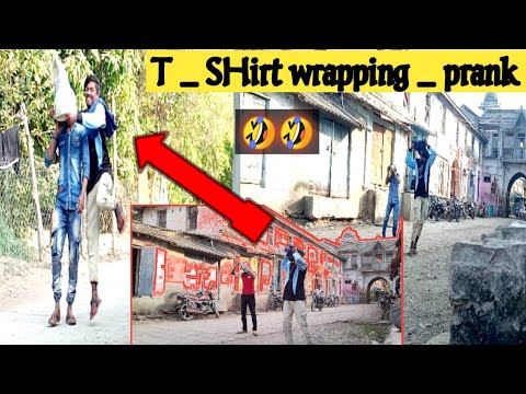 t-shirt-wrapping-people-prank-||-prank-in-india-most-dangerous-prank-ever-||-aj-for-gujrati-king