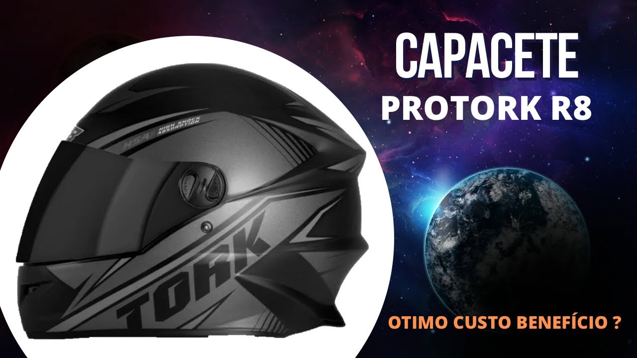 Capacete pro tork R8 unboxing e primeiras impressões C.PERRE