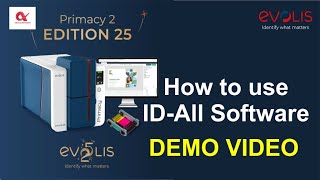 How To Use ID-ALL I'd Card Software For Evolis Printer, Evolis Primacy 2 Printer, Pvc Card Printer screenshot 5