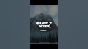 Apple Vision Pro: Environments #visionpro #apple