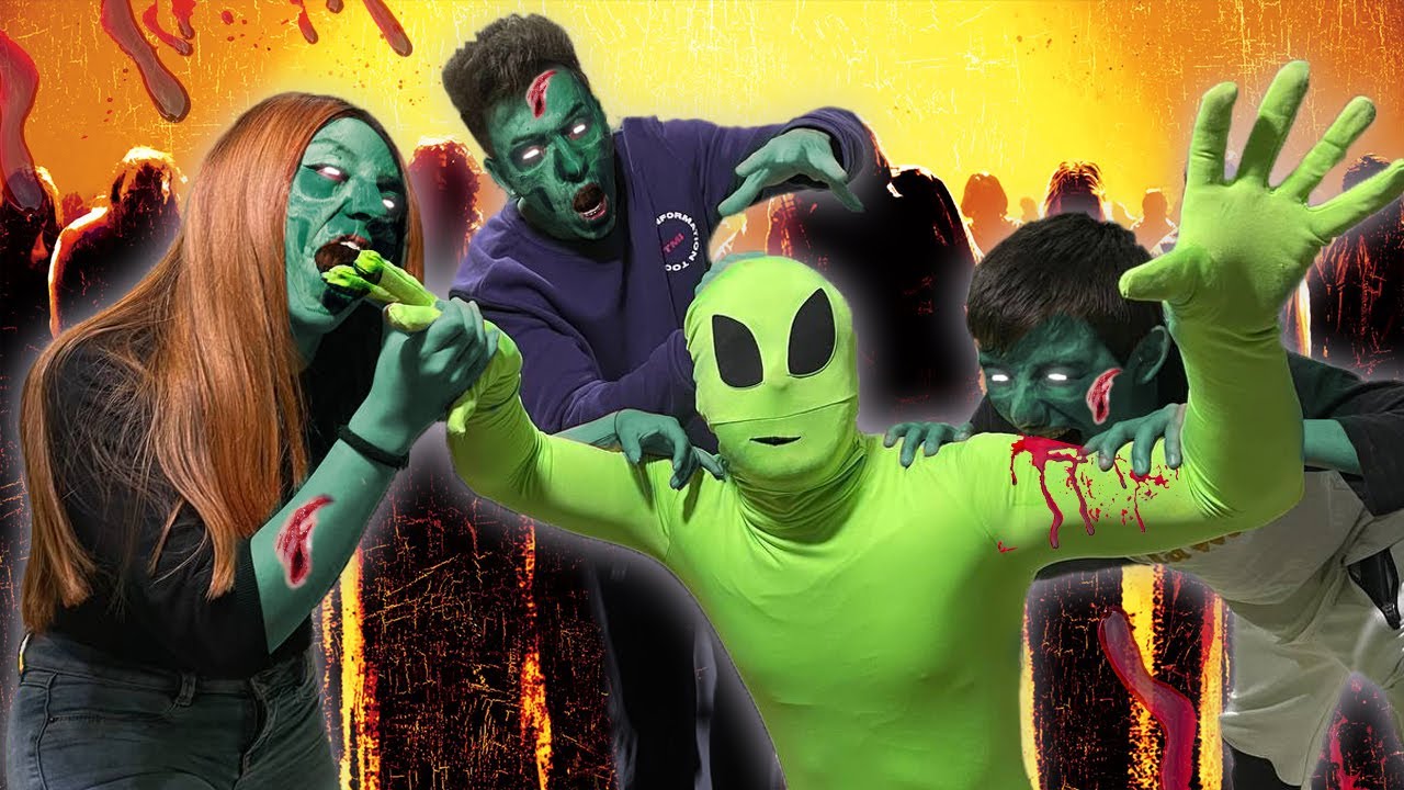 ¡AYUDA! LA NOVIA ZOMBIE DE @PARCERICO INICIA EL APOCALISIS ZOMBIE