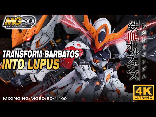 MAD Customize build Barbatos to Barbatos[Lupus],Using SD/HG/MGSD/1:100 to Make One Barbatos Lupus class=