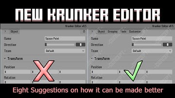 8 Suggestions I have for the New Krunker Editor