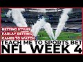 Nfl week 4 sports betting strategies for beginners  parlays  betting styles