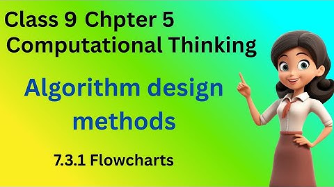 Algorithm Design Methods | class 9 | computer science | chapter 7|
