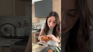 trying a baked sweet potato with....cheese?