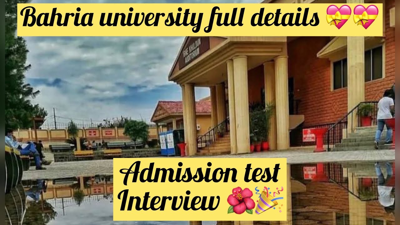 How to Get admission in bahria university |full details  