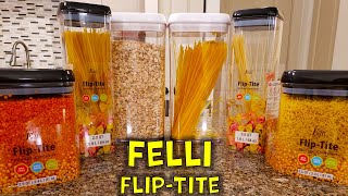 Felli Flip-Tite Food Storage Containers - Updated Review and Demo