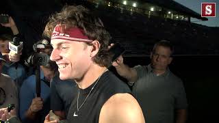 TEXAS WEEK POST PRACTICE: Quarterback John Mateer