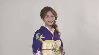 自分でできる振袖ヘア ver4　～ナチュラルダウンスタイル～