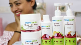 Mamaearth Onion Hair Fall Control Shampoo Review