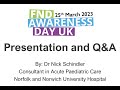 Fnd awareness day uk 2023  presentation by dr nick schindler  functional neurological disorder