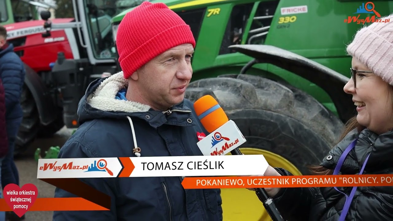 Rolnicy. Podlasie - IV Wysokomazowieckie Zawody w Przeciąganiu Traktorów w ramach WOŚP - eWysMaz.pl