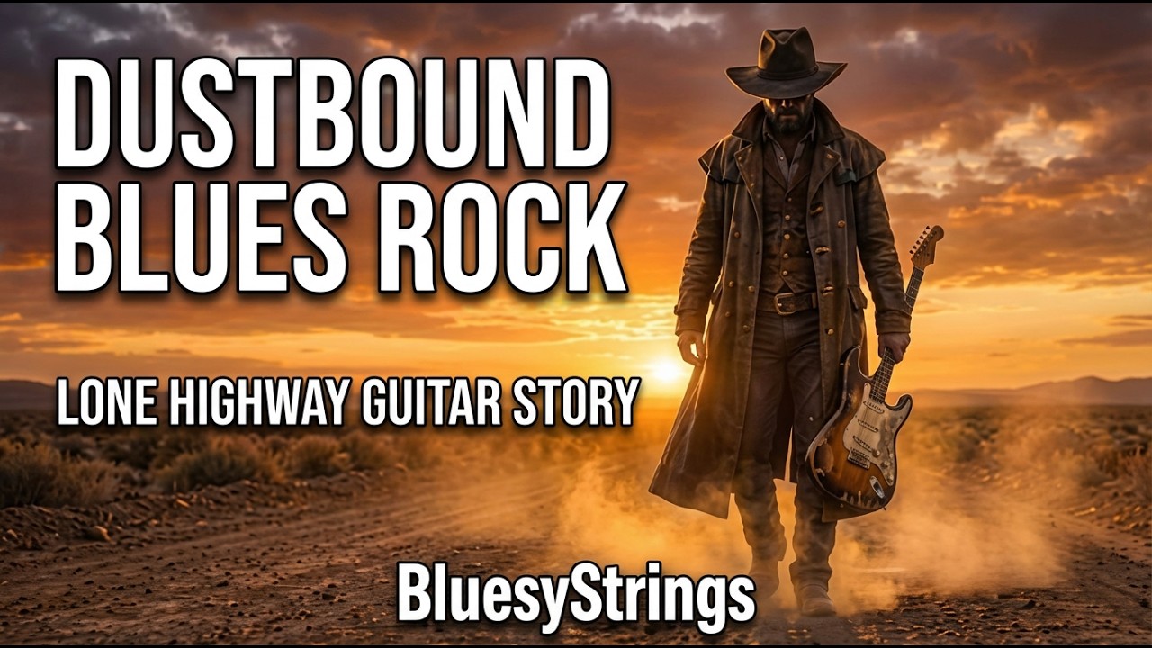 Dustbound Blues Rock Instrumental | Lone Highway Guitar Story