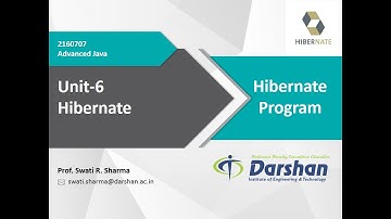 Unit 6.5: Hibernate Program Insert Record
