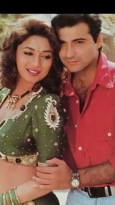raja movies romantic💏 love❤😘 seen #shorts #madhuridixit #raja #sanjaykapoor