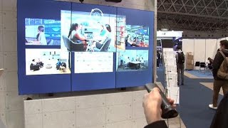 映画の世界を再現！未来型テレビ会議ご提案、InterBEE2018