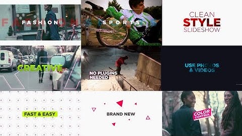 Dynamic Slideshow Premiere Pro Templates