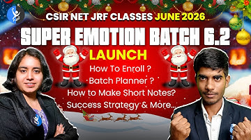 Super Emotion Batch 6.2 | Your CSIR NET JRF June 2026 | IFAS