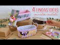😍Mira lo que puedes hacer Con simples cartones!! Manualidades Fáciles y bonitas para tu hogar! Ideas