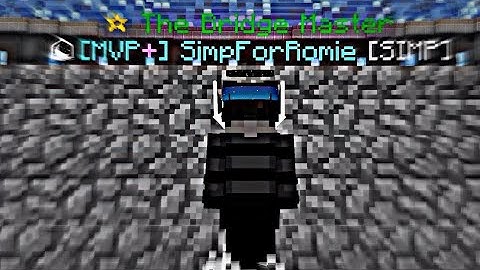 HITTING BRIDGE MASTER (hypixel bridge)