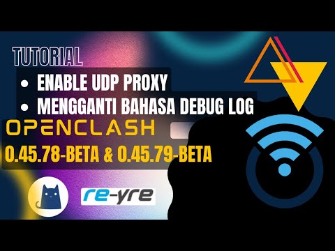 Enable UDP Proxy OpenClash Dan Mengganti Bahasa Debug Log Ke Bahasa Inggris | REYRE-STB