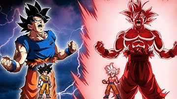 Goku DBS 3.5 UI OP(New) VS Goku MUI Kaioken OP in Jump Force Mugen