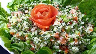 طريقة عمل أطيب تبولة على أصولها مع جميع أسرار نجاحها  Tabbouleh Salad Recipe