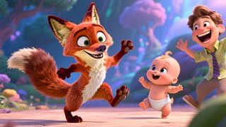 Boom Boom Clap With Baby Fox 🦊👏 Fun Nursery Rhymes & Toddler Learning Adventure