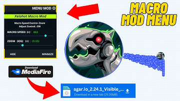 Agario Macro New Mod + Zoom Xelahot for Android and iOS and Custom Skins