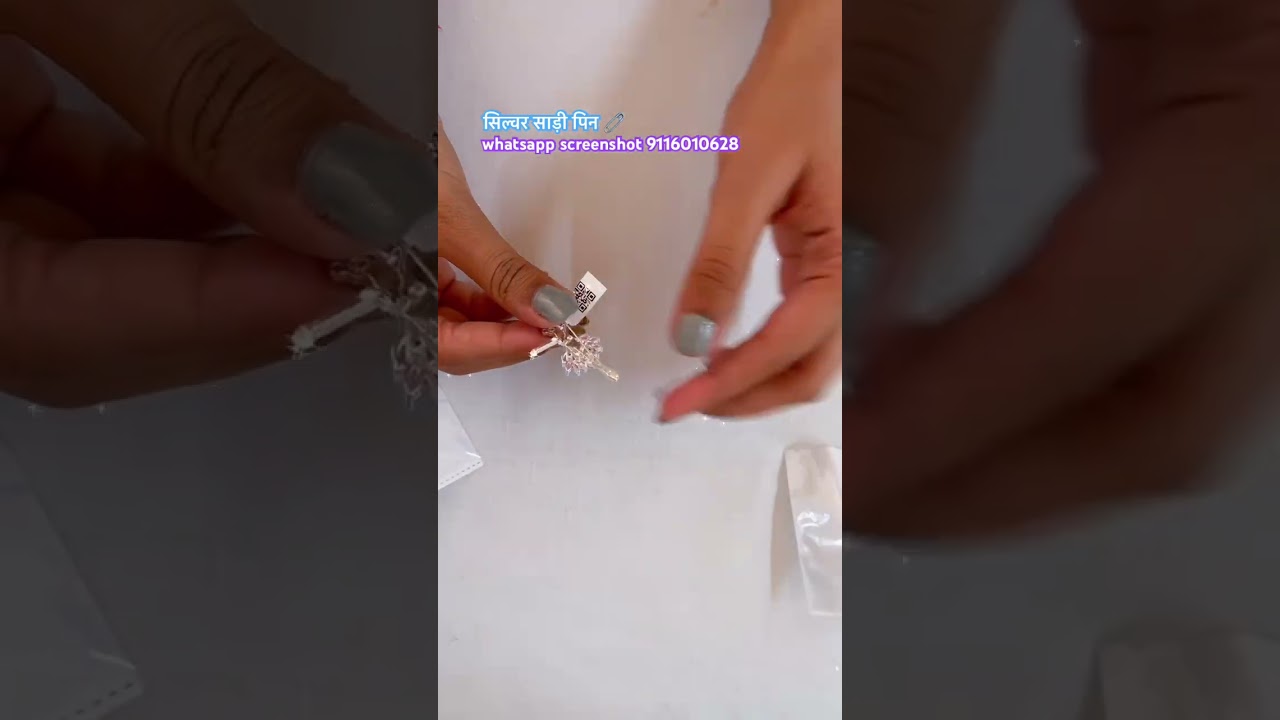 Beautiful silver saree pin with 67% discount ✨🌸