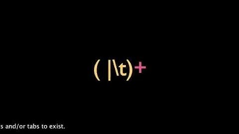 Alternatives in regular expressions