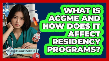 What Is ACGME And How Does It Affect Residency Programs? - Med School Survival Guide