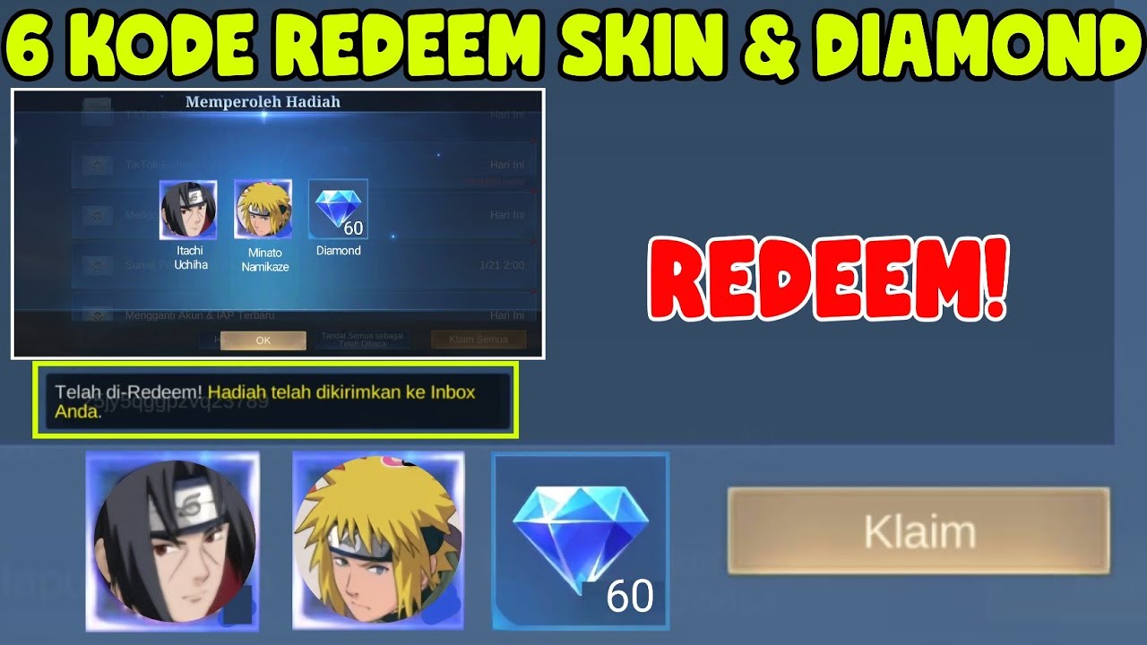 NO LIMIT! 6 KODE REDEEM MOBILE LEGENDS TERBARU HARI INI KLAIM SKIN ...