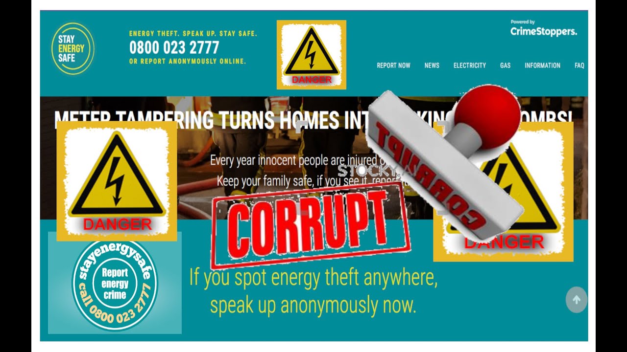 Stay Energy Safe admit they NEVER INVESTIGATE energy theft upon general