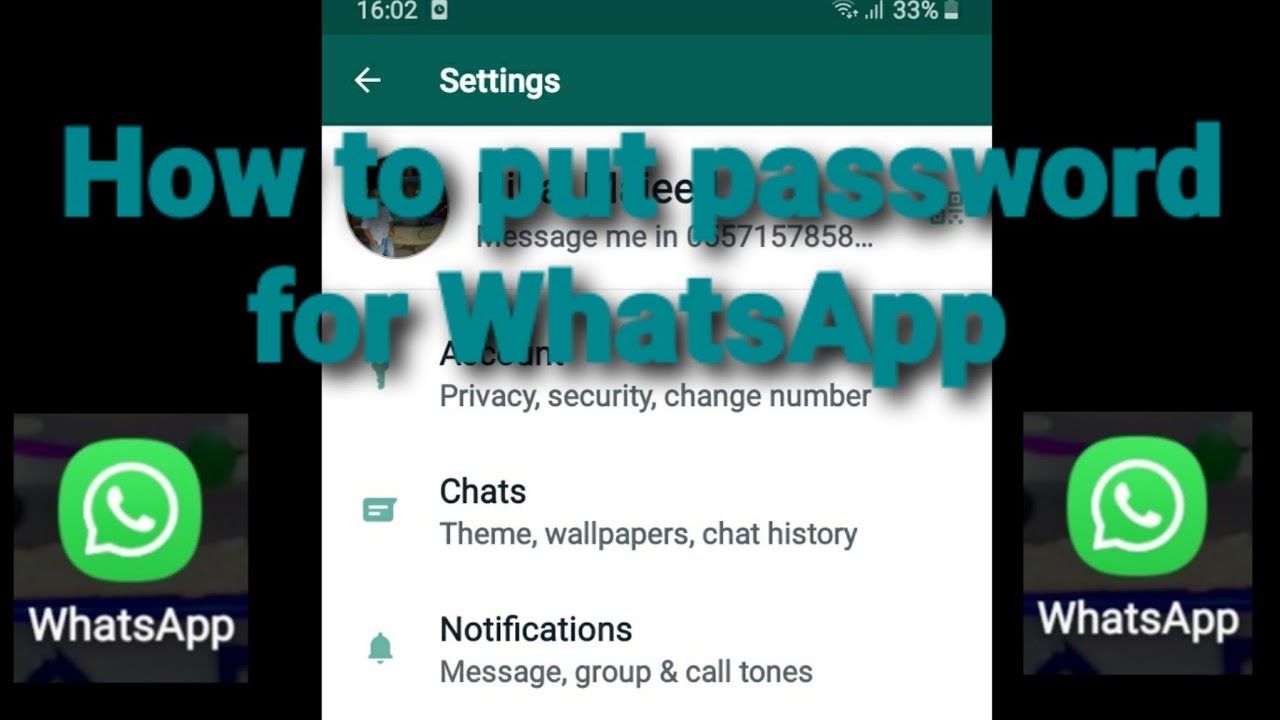 How to put password for WhatsApp || Techy Nihal - YouTube