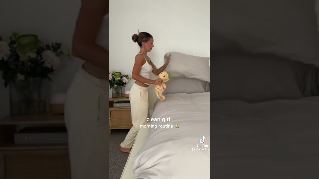 Clean girl morning routine